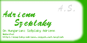 adrienn szeplaky business card